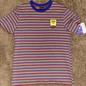 Spongebob Striped T Shirt